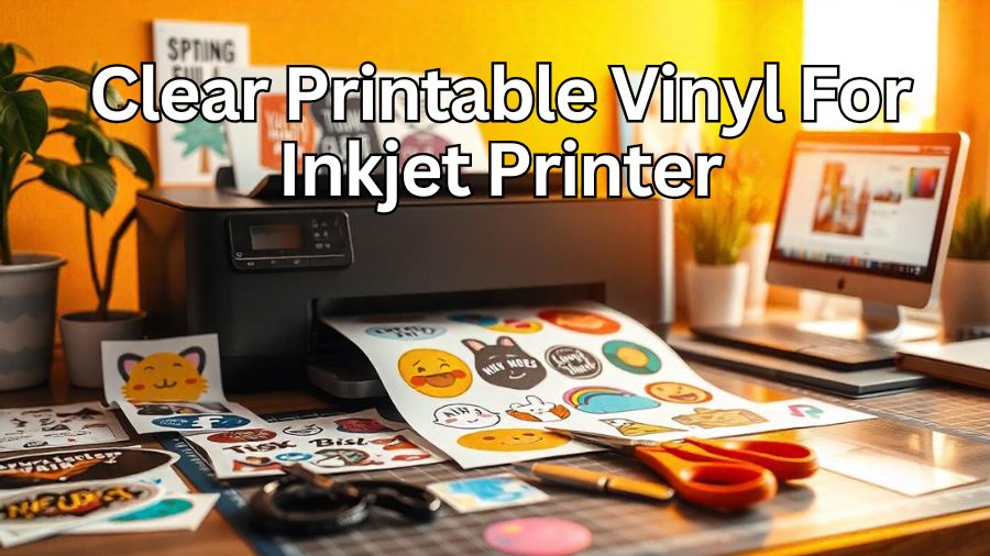 Clear Printable Vinyl For Inkjet Printer