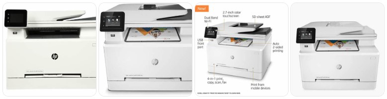 HP LaserJet Pro M281fdw wireless color laser all-in-one printer with duplex printing
