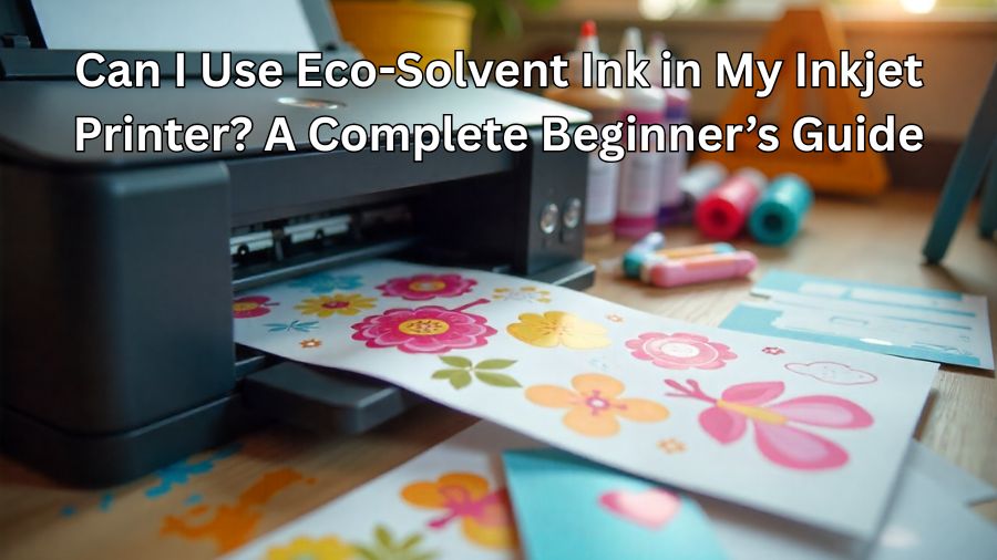 eco solvent ink in my inkjet printer