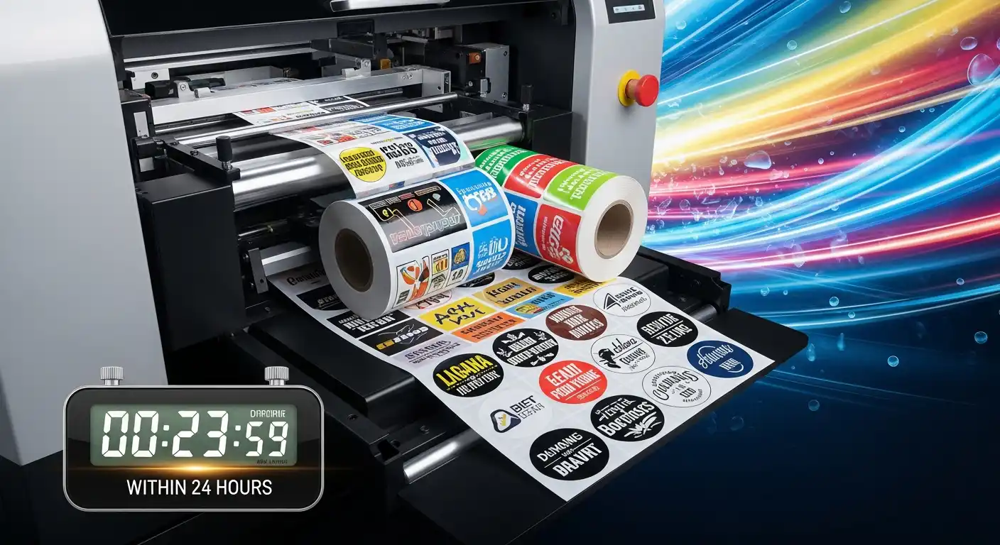 24 hour sticker printing