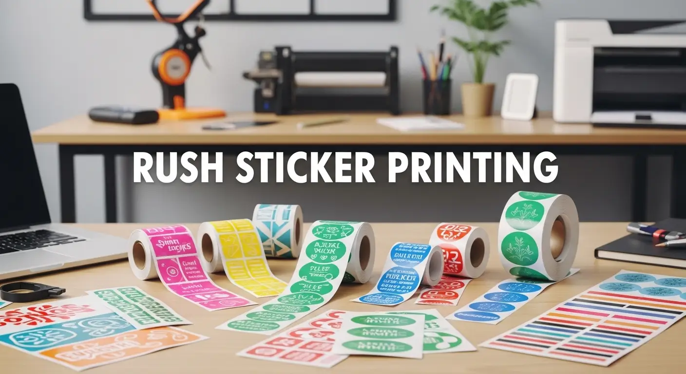 rush sticker printing
